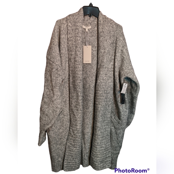 Joie Gwenna Longline Open Front Cardigan S NWT - Picture 5 of 10